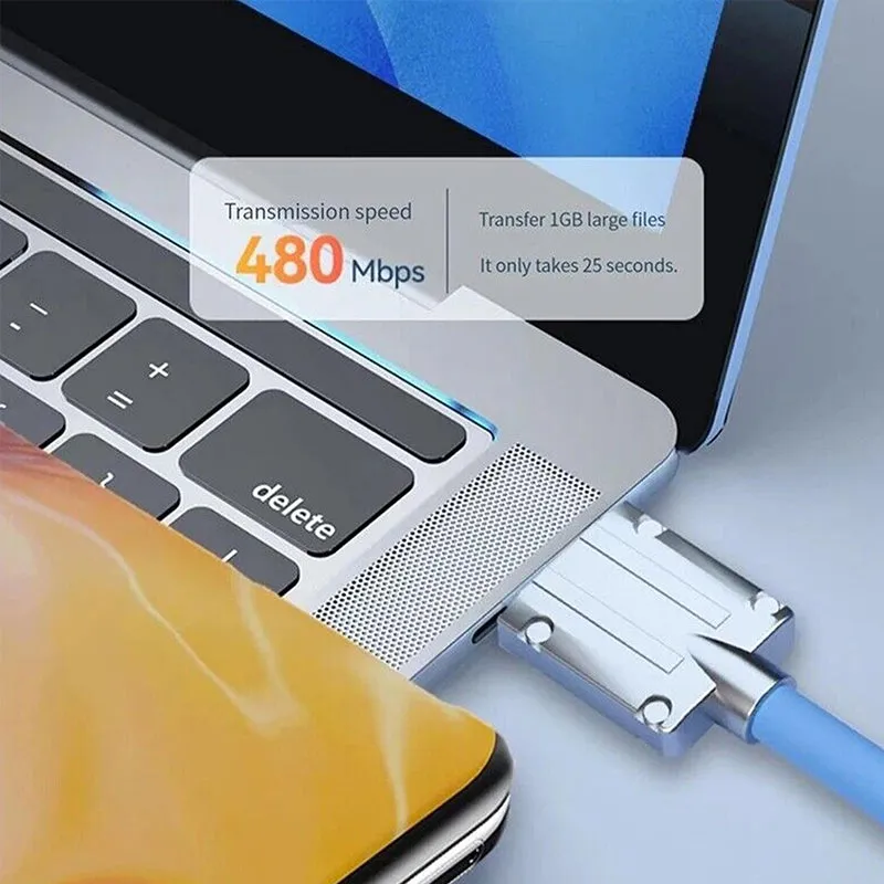 180° Rotating Fast Charge Cable