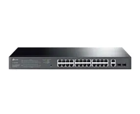 28-Port Gigabit Easy Smart Switch with 24-Port PoE 