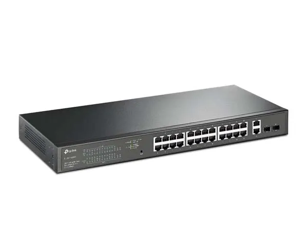 28-Port Gigabit Easy Smart Switch with 24-Port PoE 