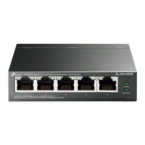 5-Port Gigabit Easy Smart Switch with 4-Port PoE 