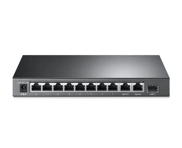 8-Port 10/100Mbps   3-Port Gigabit Desktop Switch with 8-Port PoE 