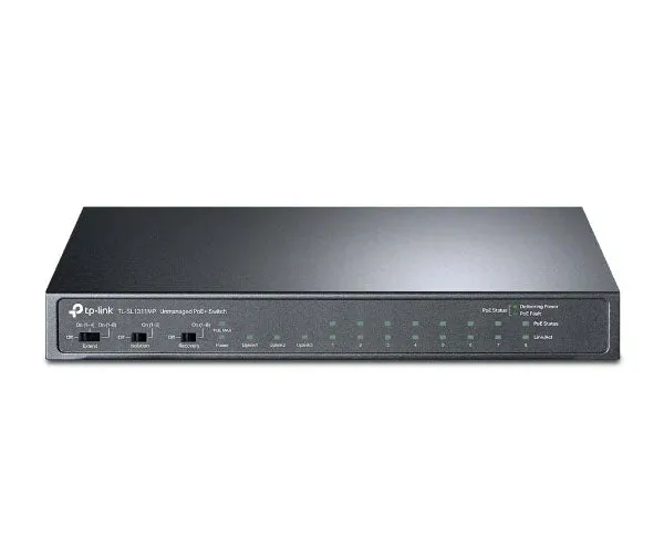 8-Port 10/100Mbps   3-Port Gigabit Desktop Switch with 8-Port PoE 