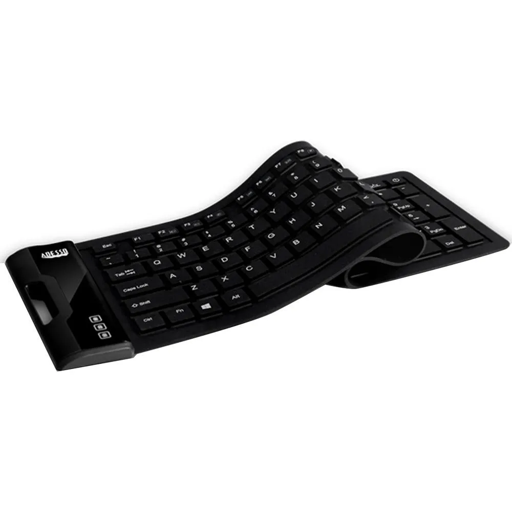 Adesso SlimTouch 232 Antimicrobial Waterproof Flex Keyboard (Full Size)