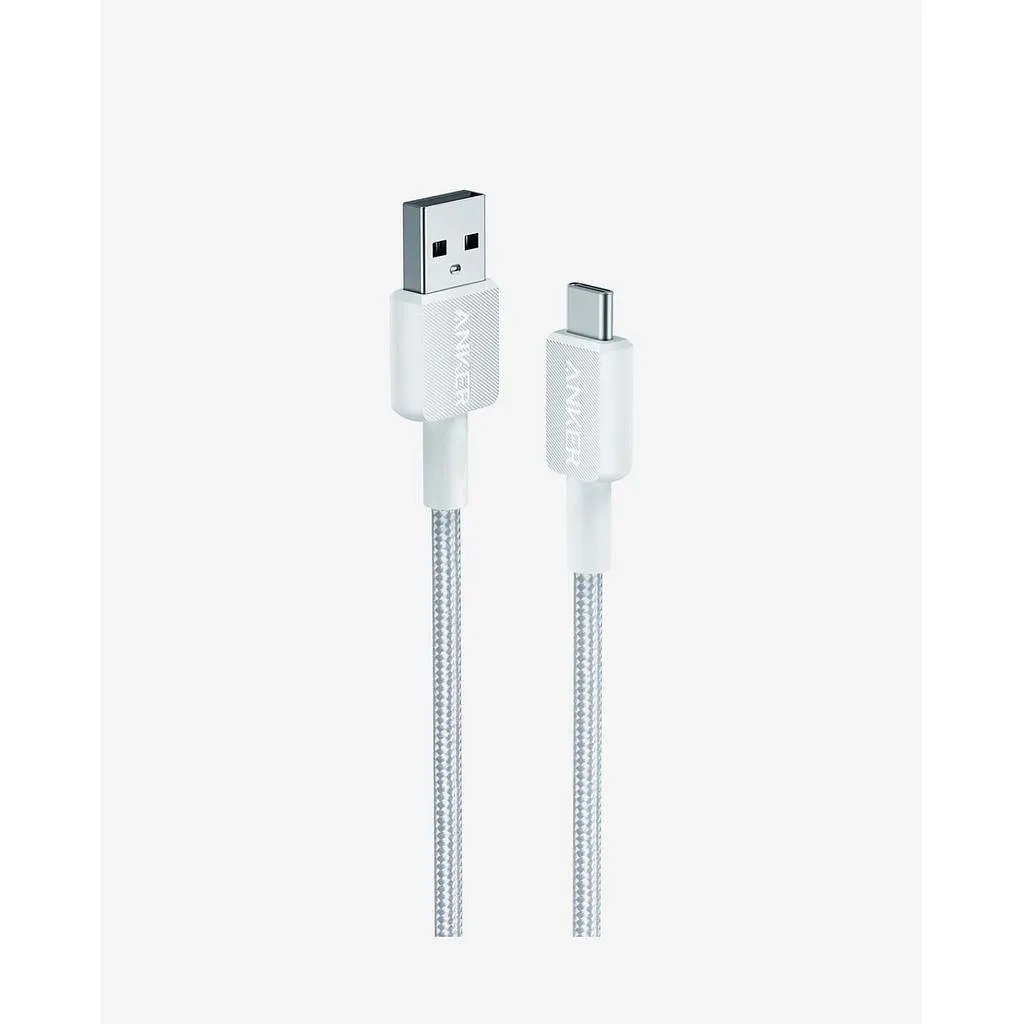 Anker 322 USB-A to USB-C Cable ( Braided 3ft - White )