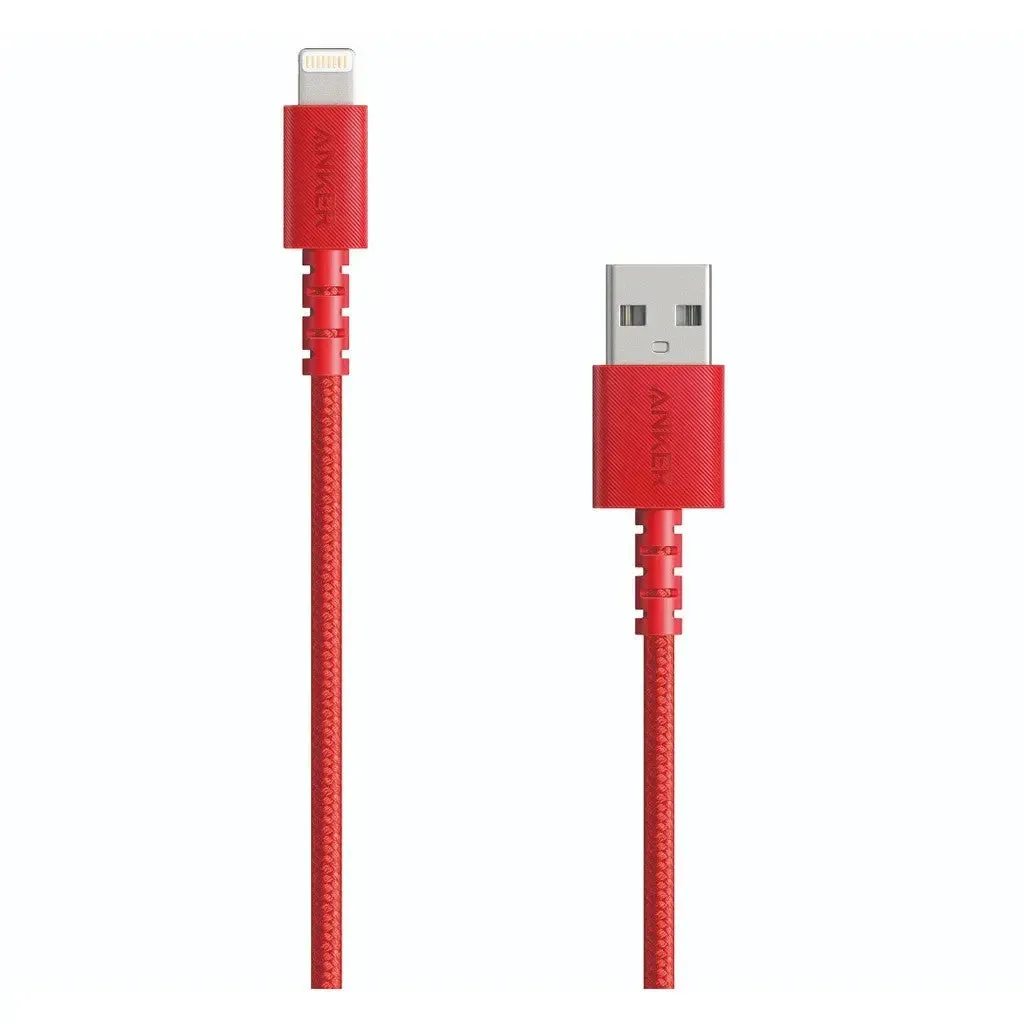 Anker PowerLine Select  USB A to Lightning Cable [MFi Certified] Braided Nylon 3ft/0.9m Cable A8012