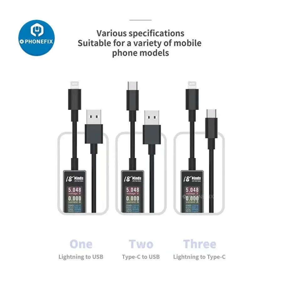 AV-Line Intelligent Charging Detection Line USB Charging Cable for iPhone/Android