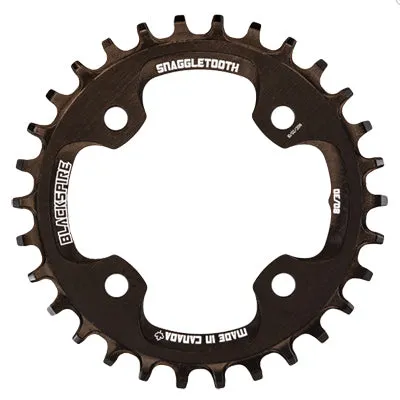 B-Spire C/Ring Snaggletooth Nw 4X80,30T,Sram 12Spd,Black Snaggletooth N/W Sram 12 Spd Chainring Blackspire Chainrings