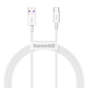 Baseus Superior Series CATYS-02 USB To Type-C Cable 66W Fast Charging 1m - White