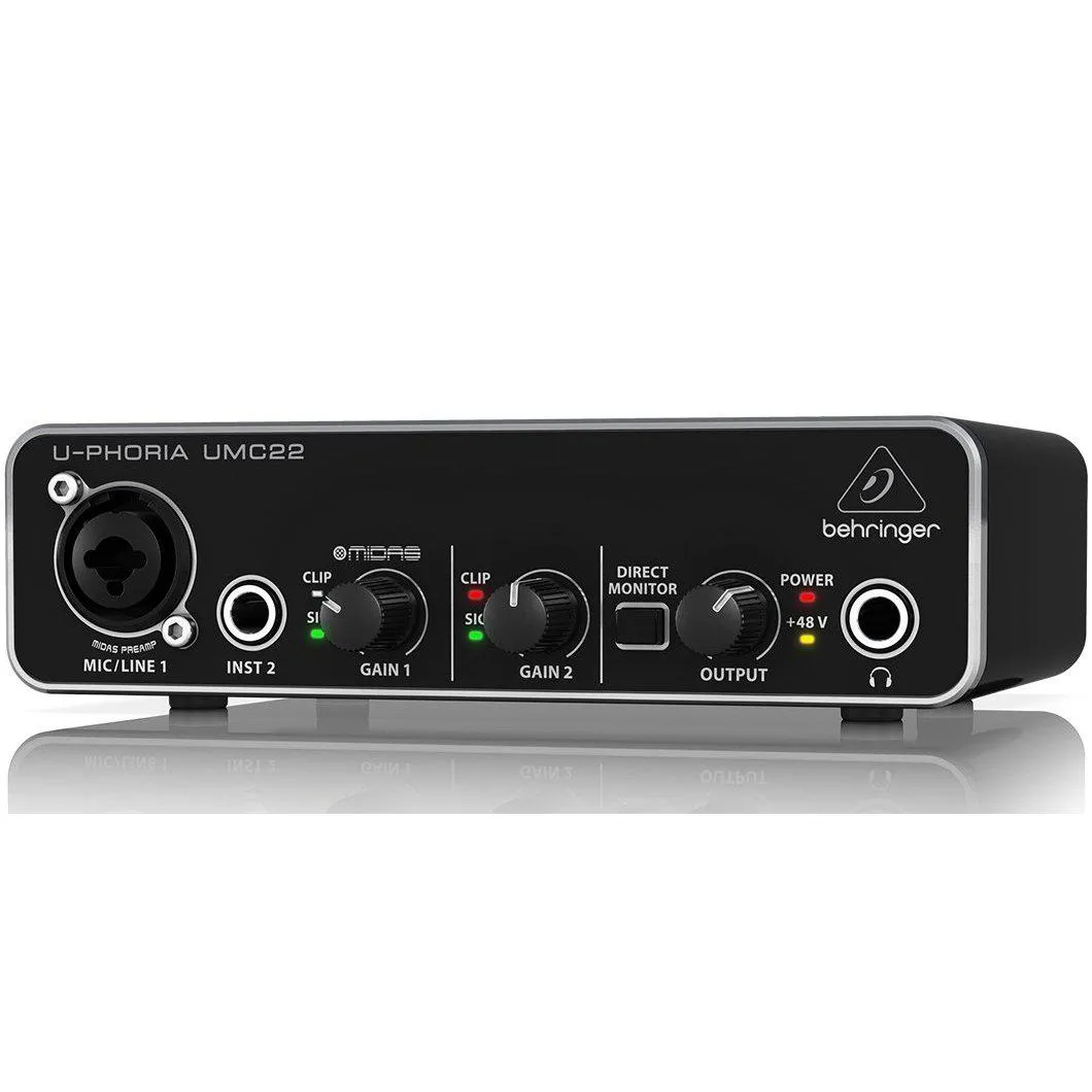 Behringer U-PHORIA UMC22 Audio Interface