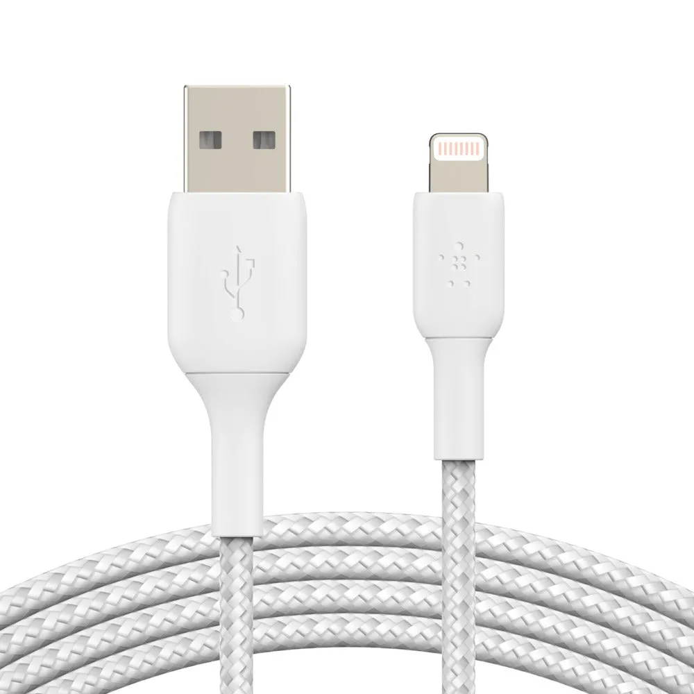 Belkin BOOST CHARGE Braided Lightning to USB-A Cable