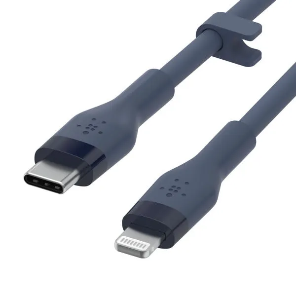 BELKIN BoostCharge Flex USB-C Cable with Lightning Connector 1M - Blue