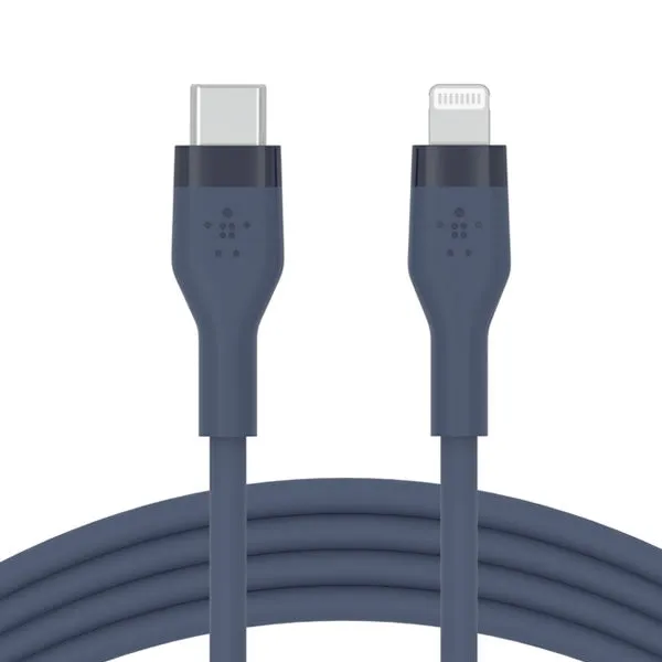 BELKIN BoostCharge Flex USB-C Cable with Lightning Connector 1M - Blue