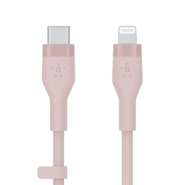 BELKIN BoostCharge Flex USB-C Cable with Lightning Connector 1M - Pink