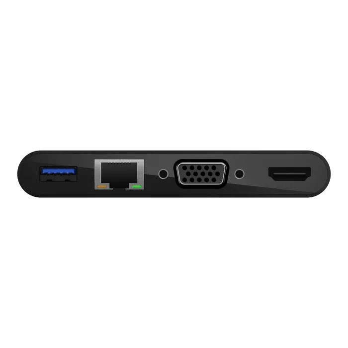 Belkin USB C Multimedia Adapter with Ethernet & 4K HDMI - Black