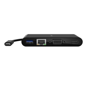 Belkin USB C Multimedia Adapter with Ethernet & 4K HDMI - Black