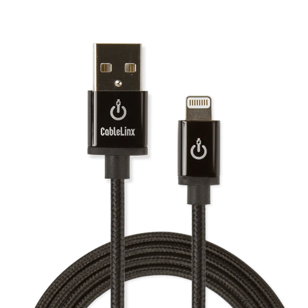 CableLinx Elite Apple MFi Certified Lightning to USB-A Braided Cables