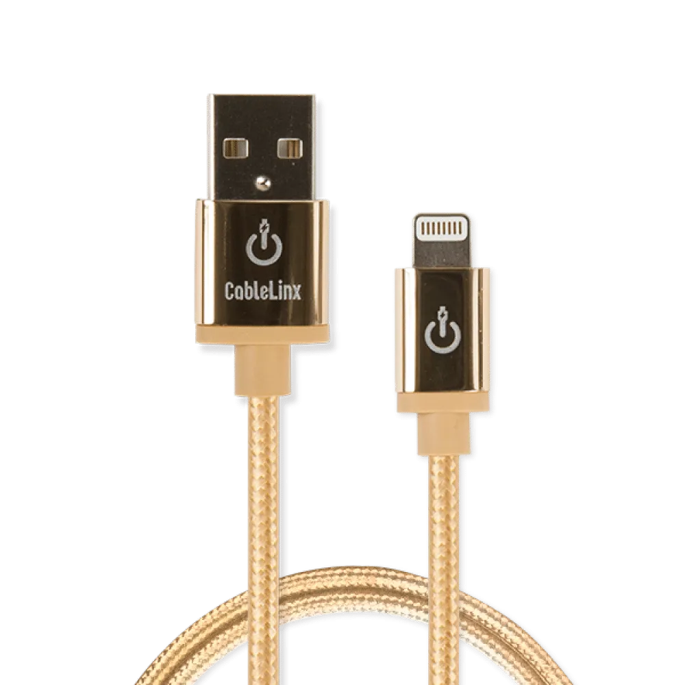 CableLinx Elite Apple MFi Certified Lightning to USB-A Braided Cables