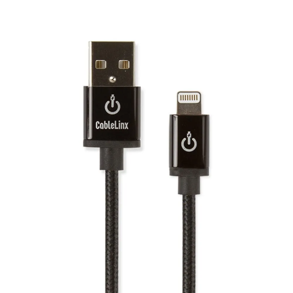 CableLinx Elite Apple MFi Certified Lightning to USB-A Braided Cables