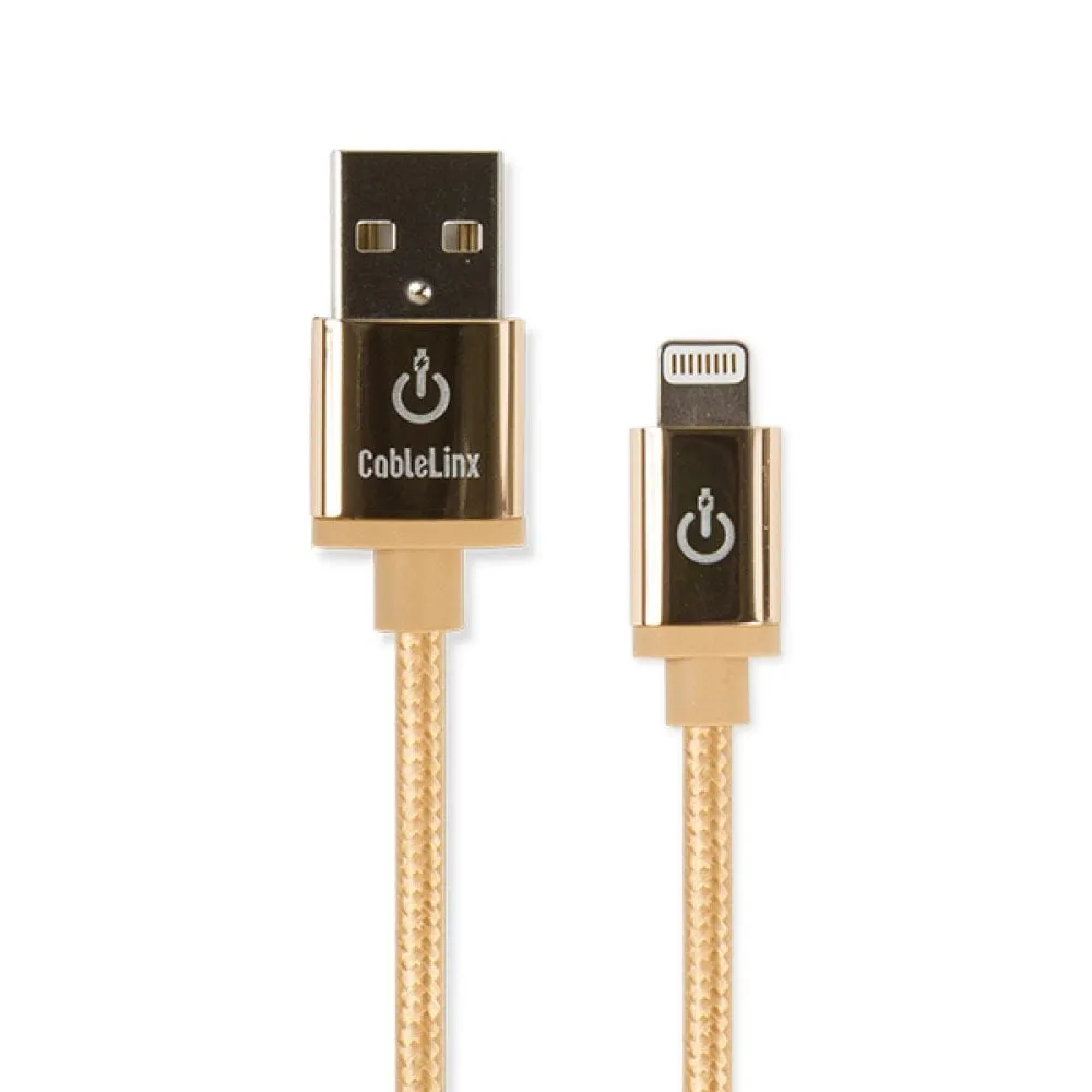 CableLinx Elite Apple MFi Certified Lightning to USB-A Braided Cables