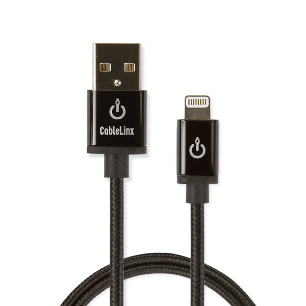 CableLinx Elite Apple MFi Certified Lightning to USB-A Braided Cables