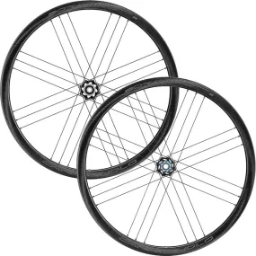 Campagnolo Bora WTO 33 Full Carbon Disc Brake Road Wheelset // Dark Label