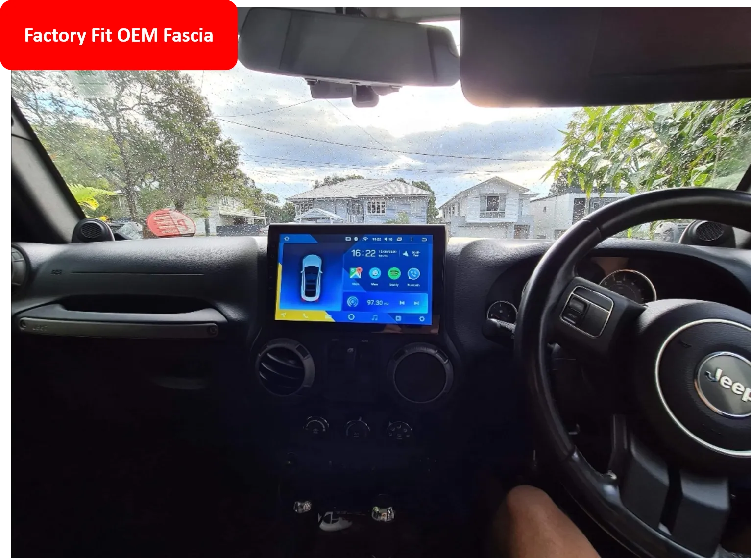 Car Dealz 11" Android 12.0 Hyundai Creta IX25 Tesla Style 2016-2019 Head Unit In Dash Plus OEM Fascia