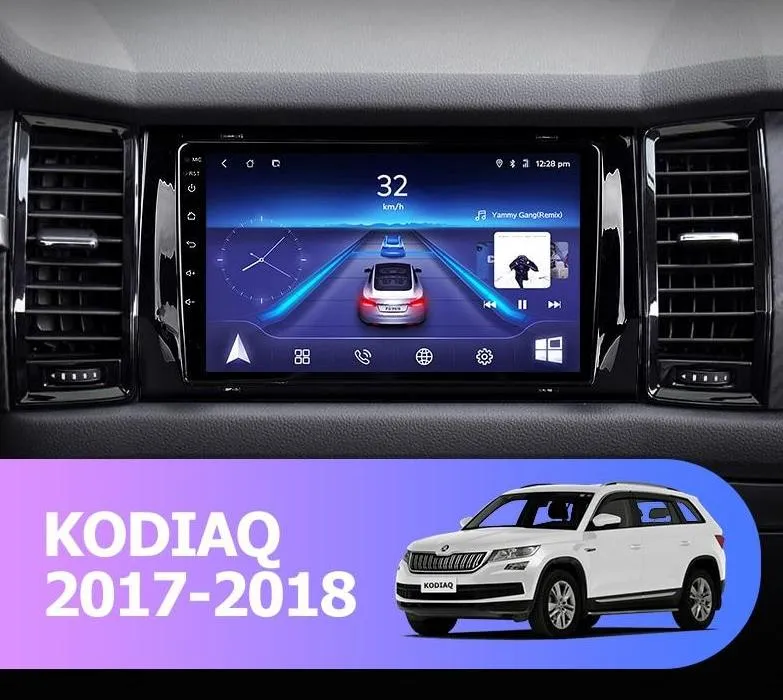 Car Dealz 9" Android 10.0 SKODA KODIAQ 2017-2018 In Dash Plus OEM Fascia