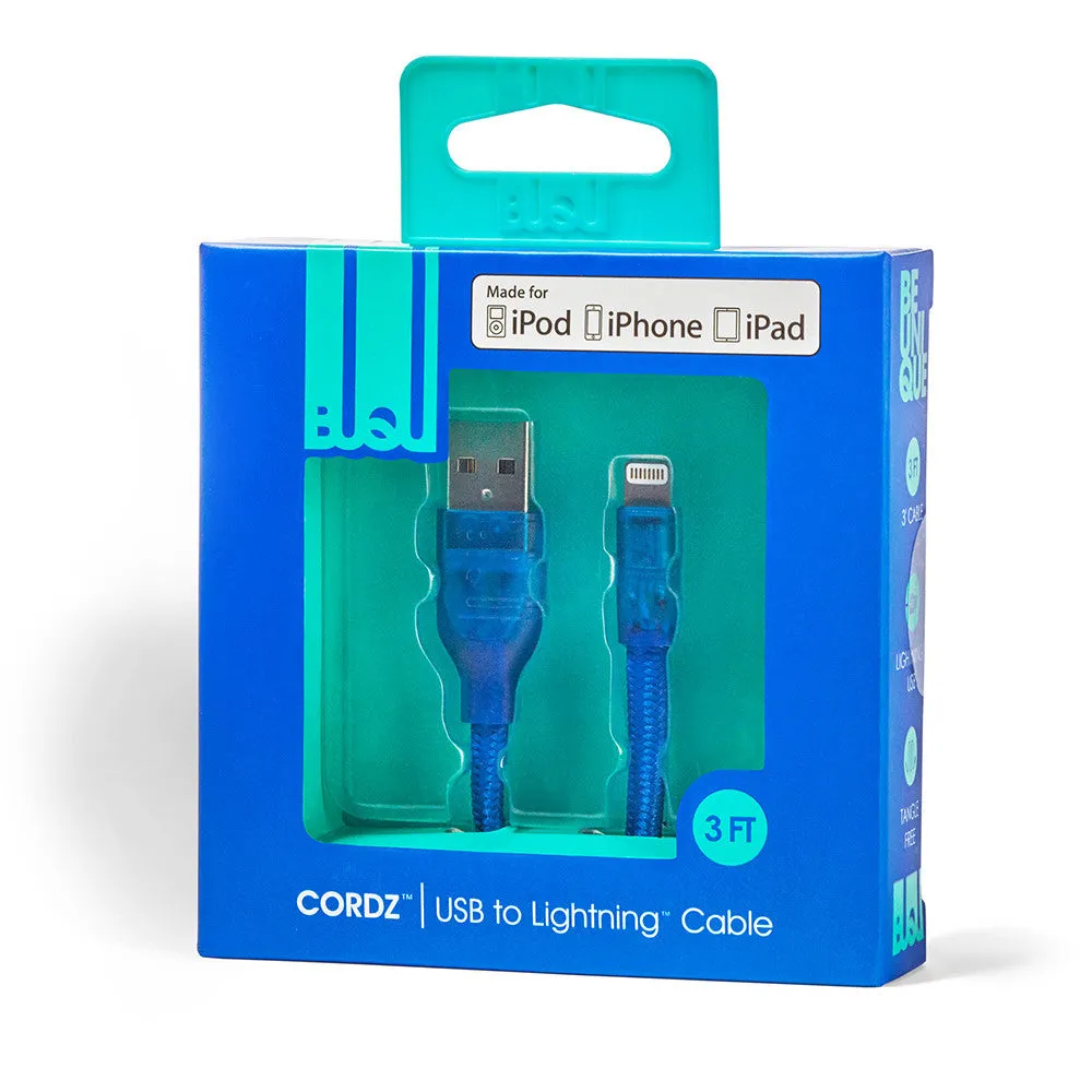 CORDZ- 3FT Lightning USB Cable