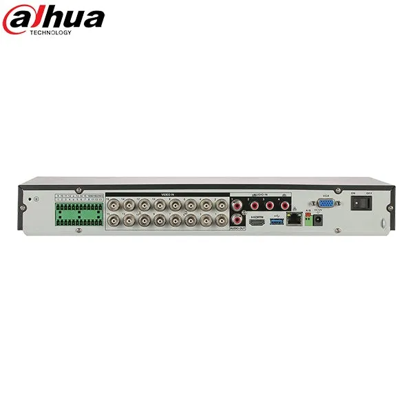 Dahua / HDCVI DVR / 16 Channels / Analytics / 1U / Penta-brid / 8MP / 4k / 10TB HDD / X82B3A10