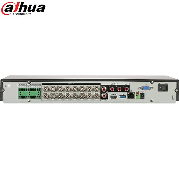 Dahua / HDCVI DVR / 16 Channels / Analytics  / 1U / Penta-brid / 8MP / 4K / 4TB HDD / DH-X82B3A4