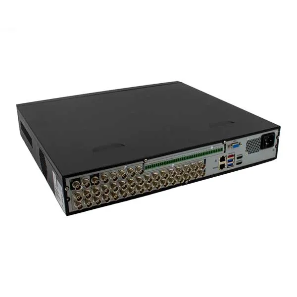 Dahua / HDCVI DVR / 32 Channels / Analytics  / Mini 1.5U / Penta-brid / 8MP / 1080p / 10TB HDD / X54B5L10