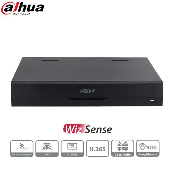 Dahua / HDCVI DVR / 32 Channels / Analytics  / Mini 1.5U / Penta-brid / 8MP / 1080p / 4TB HDD / X54B5L4