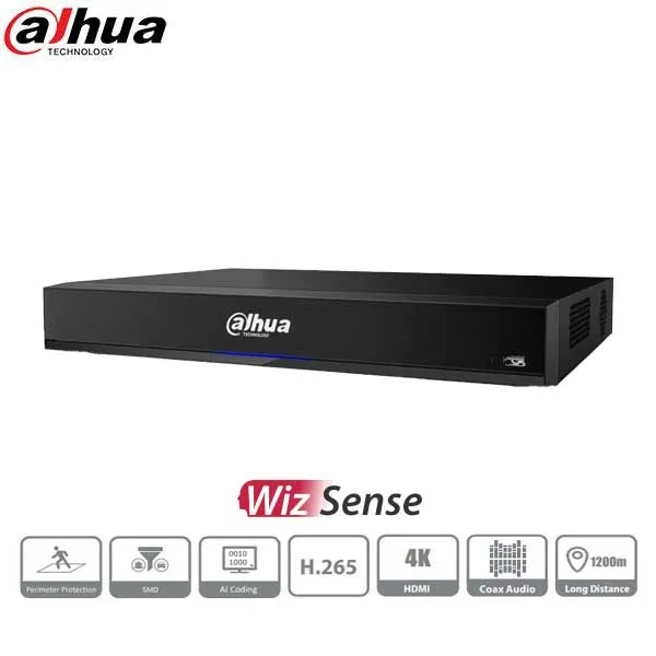 Dahua / HDCVI DVR / 8 Channels / Analytics  / 1U / Penta-brid / 8MP / 4K / 6TB HDD / X82R2A6