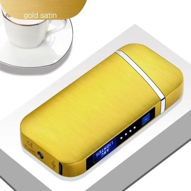 Double Arc Electronic Rechargeable Windproof Lighters