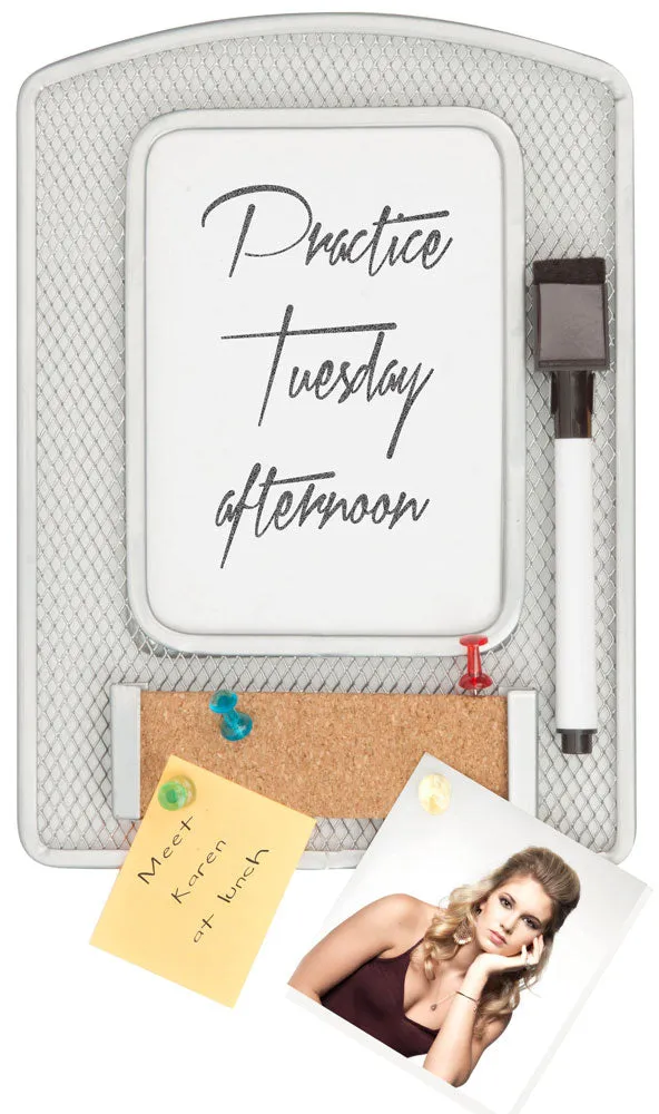 Dry Erase Cork Board Combo