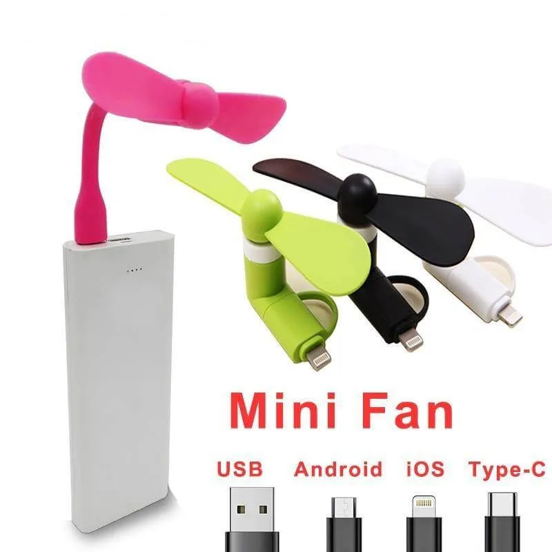 Flexible Phone Mini Fan