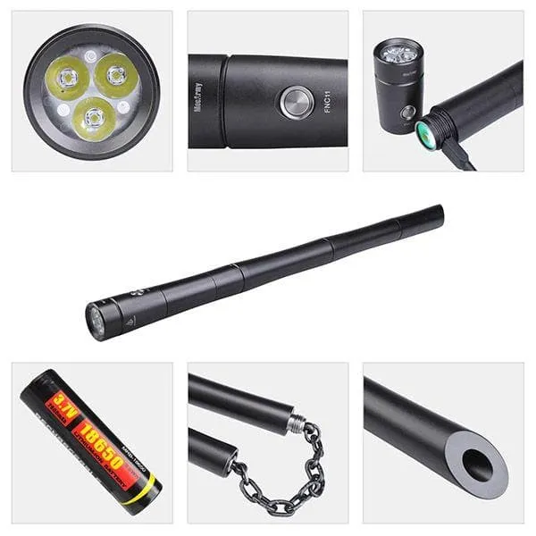 FNC11 1200 Lumens Nunchaku USB Rechargeable Flashlight