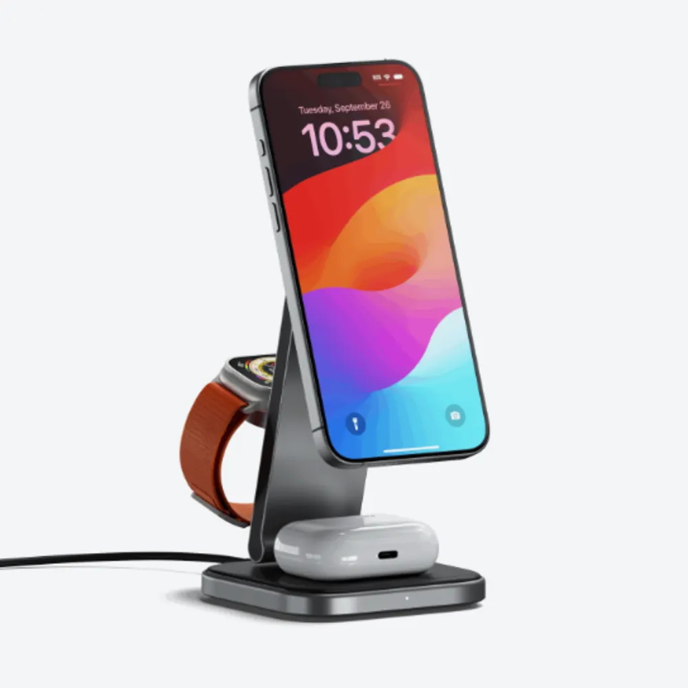 Foldable 3-in-1 Wireless Charging Stand