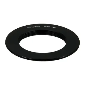 Fotodiox Lens Mount Adapter - M39 (x1mm Pitch TPI is 25.4) Screw Mount Russian M39 Thread Mount Lens to Nikon F Mount SLR Camera Body