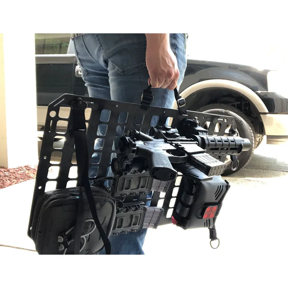 Grey Man Tactical - Vehicle Locking Rifle Rack - Raptor Picatinny Mount™   15.25 x 25 RMP™