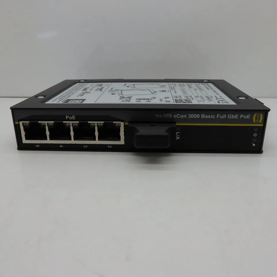 Harting 5-Port 4.08W HA-VIS eCon 3041GB-AD-P Ethernet Switch 24034041130