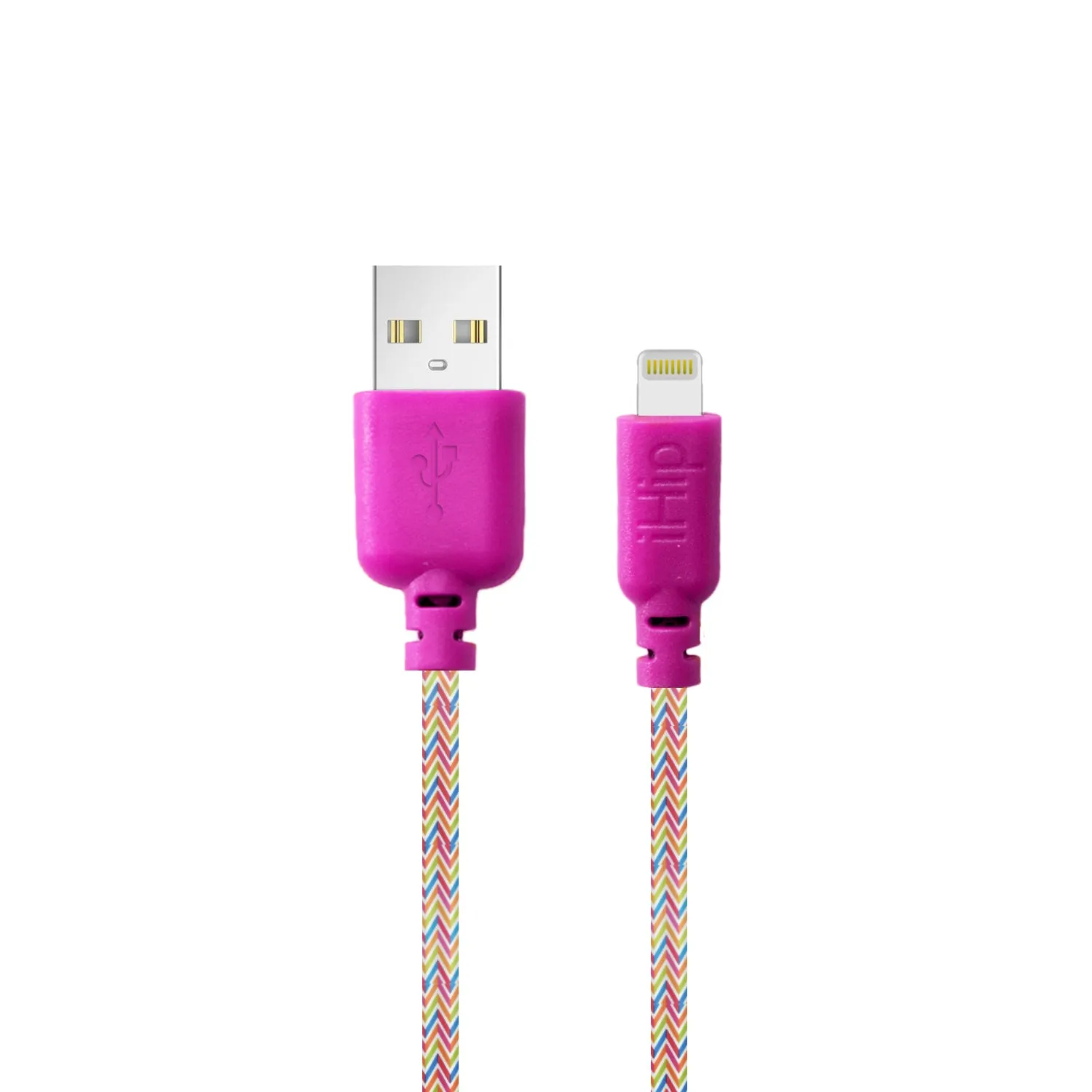 iHip 10ft Braided Lightning Charging Cable for iPhone