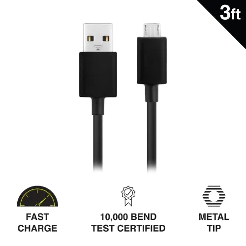 iHip 3ft Micro USB Charging Cable for Android