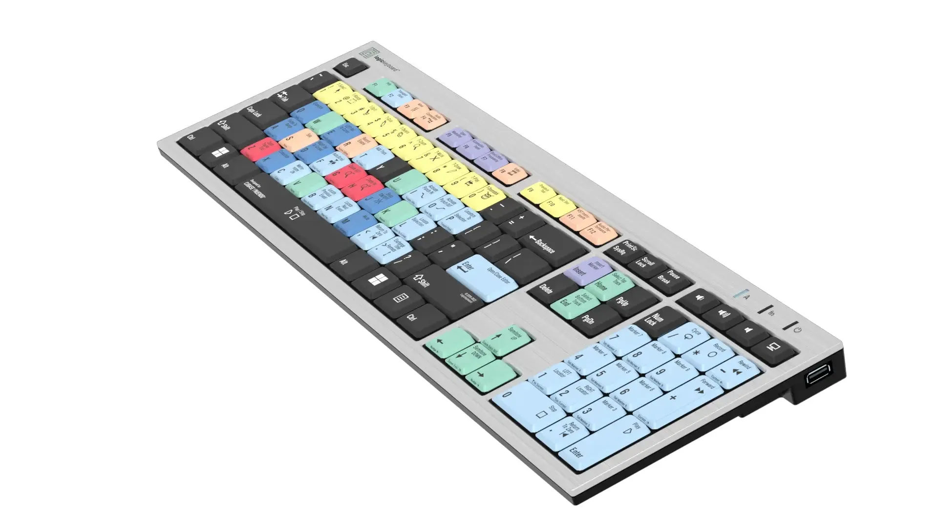 LogicKeyboard Steinberg Cubase/Nuendo PC Slim Line US LKBU-CBASE-AJPU-US