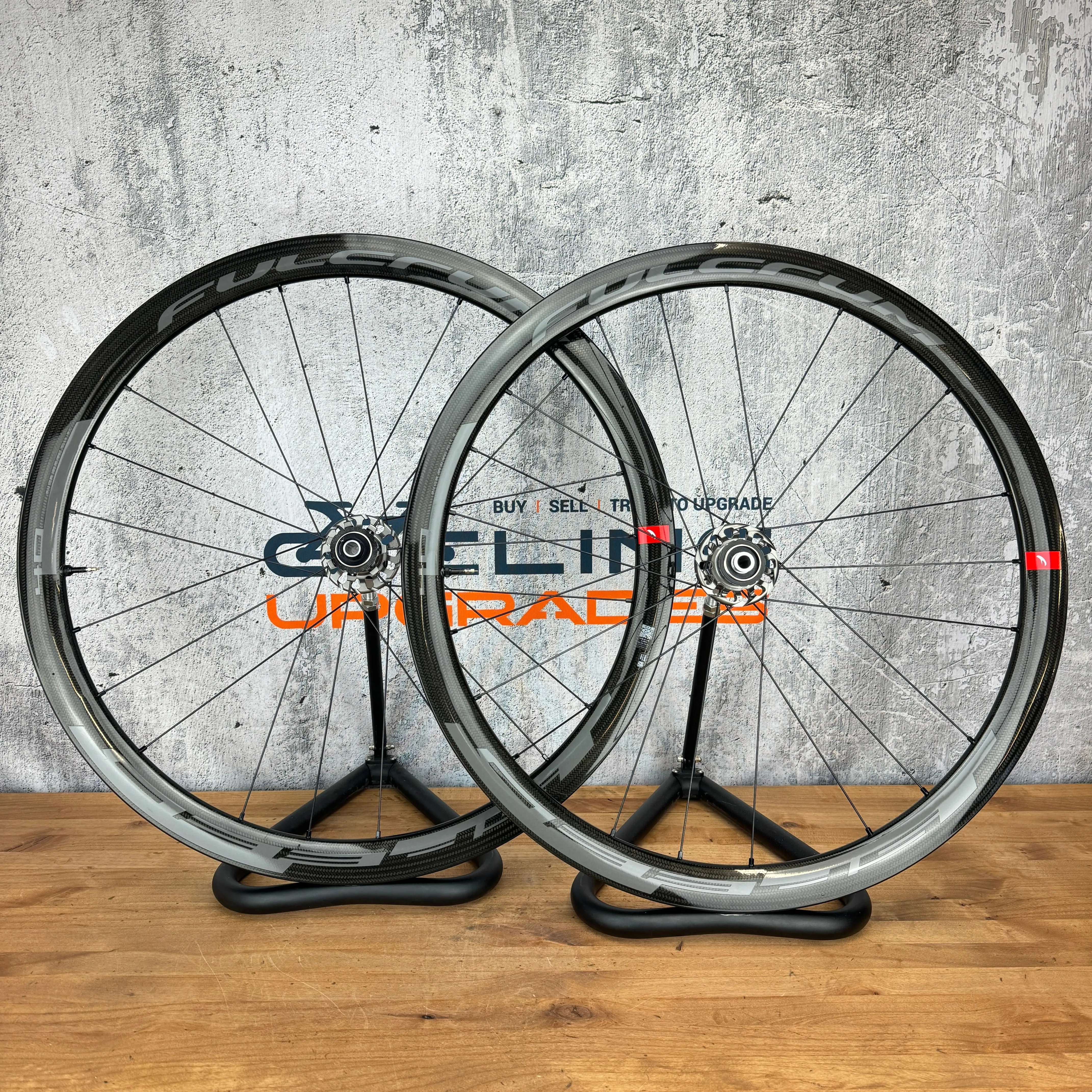 Low Mile! Fulcrum Speed 40 DB Carbon Tubeless Disc Wheelset 700c 1575g USB Ceramic