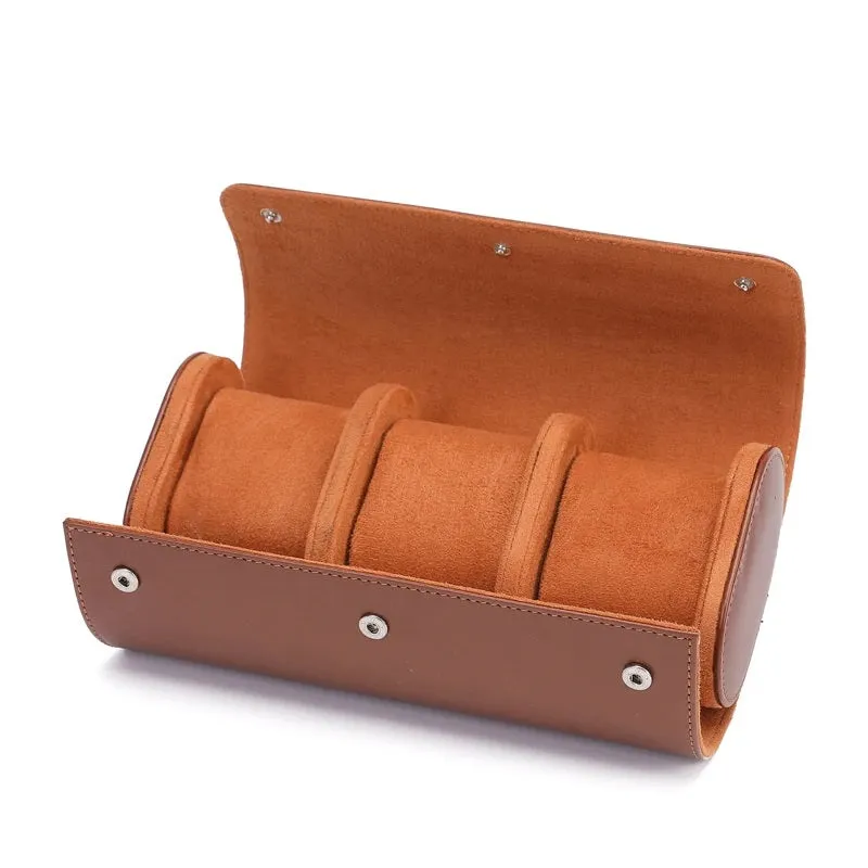 Luxury Leather Watch Storage Orgonizers Travel Boxes for 1/2/3 Slots