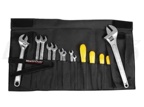 MasterCraft Small Wrench Roll-Up Black 16 Pocket