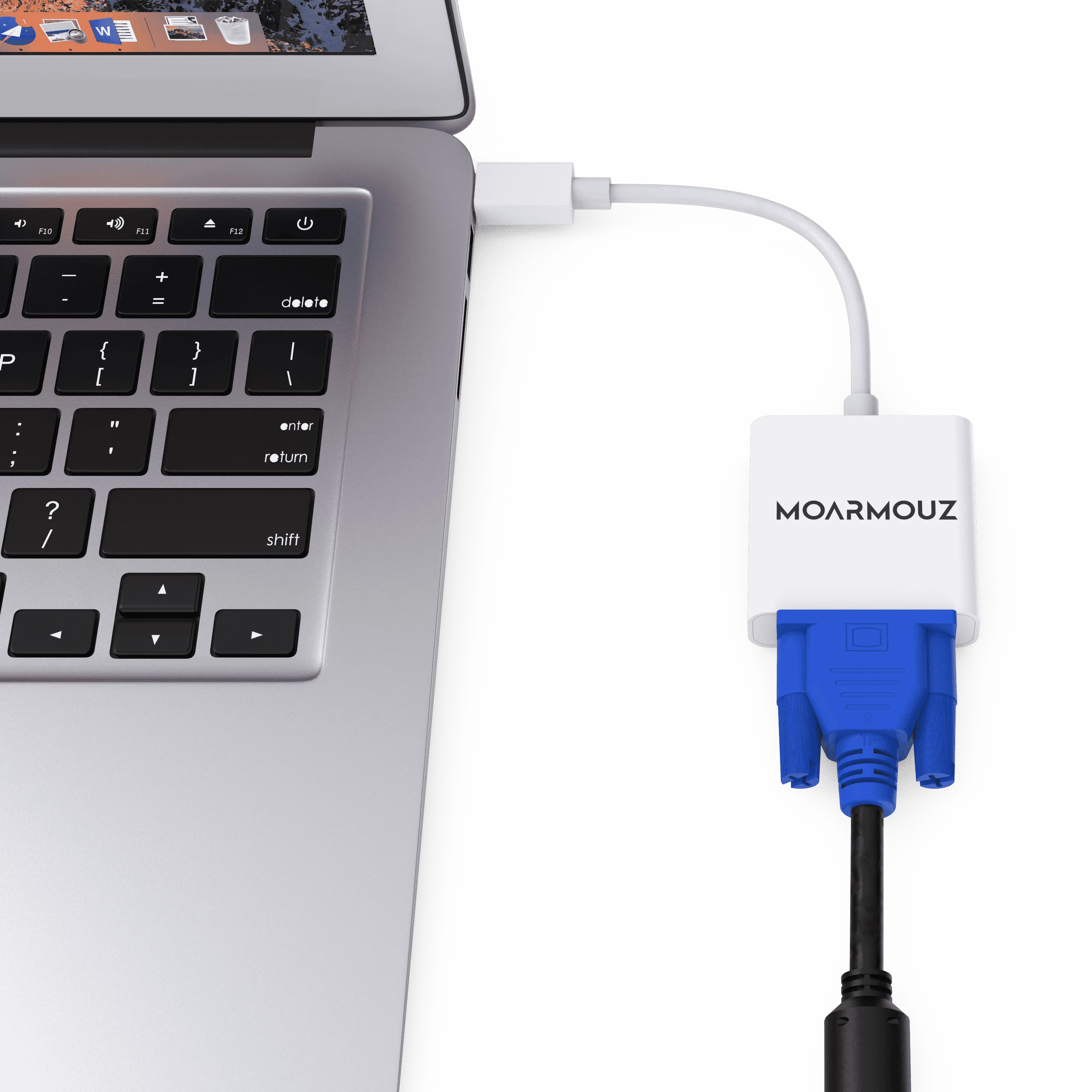 Mini DisplayPort to VGA Adapter - Supports 1080P Full HD Video