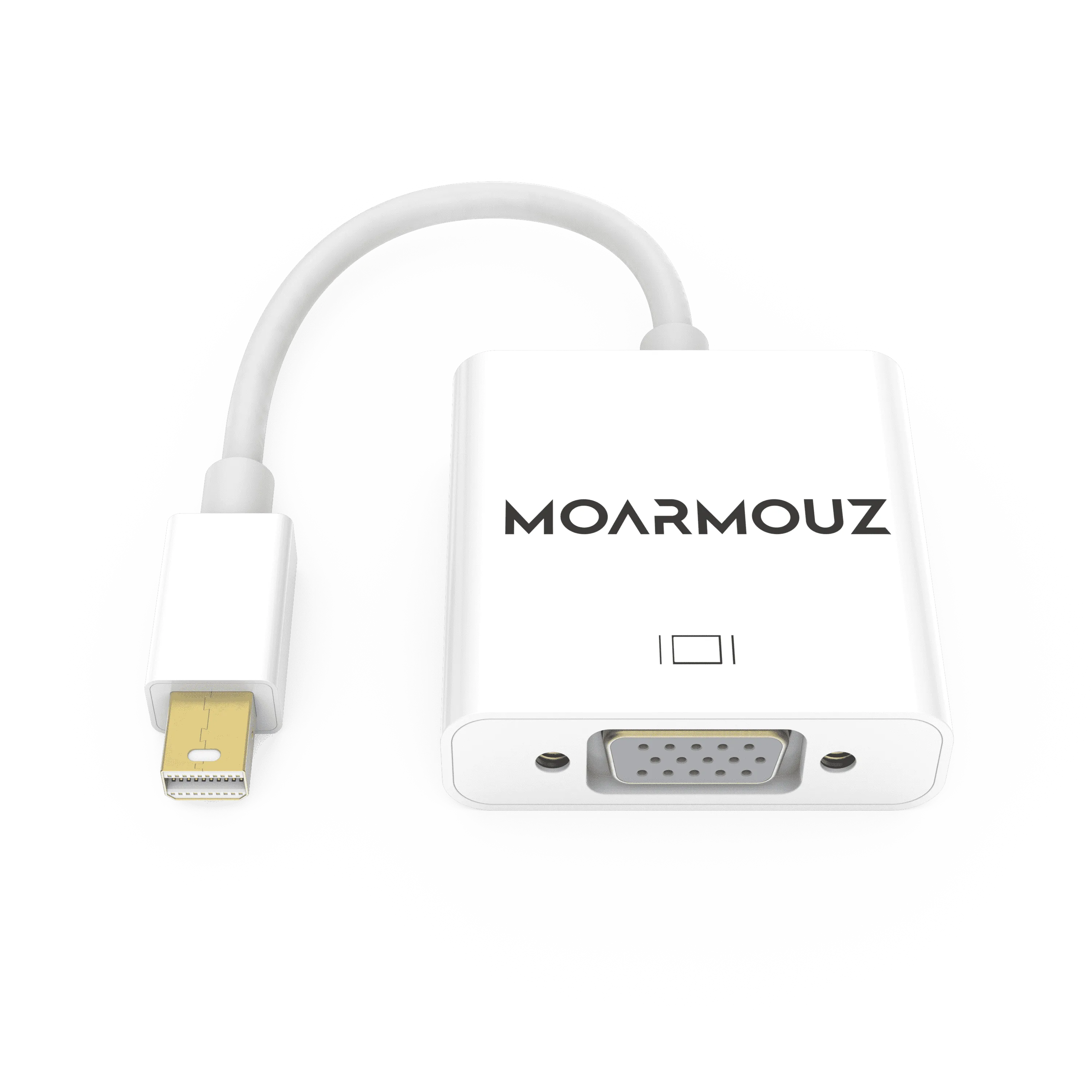 Mini DisplayPort to VGA Adapter - Supports 1080P Full HD Video