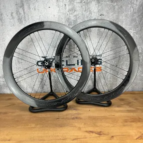 Mint! Campagnolo Bora WTO 60 Carbon Tubeless Disc Brake Wheelset 700c 1584g